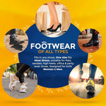PALAY Foot Support for High Heels with Anti Slip Adhesive Gel Cushion Pads | 2 Pairs for Men and Women