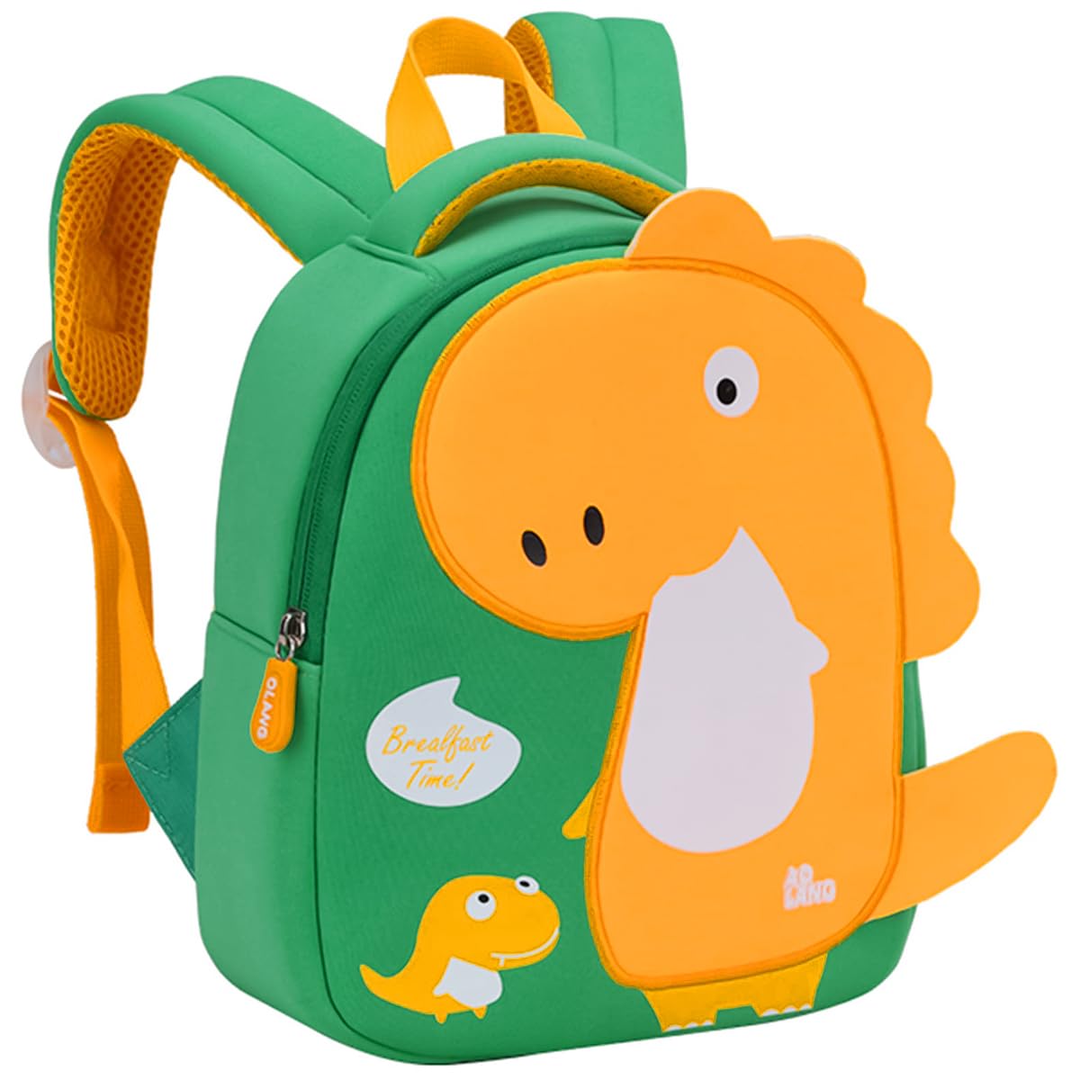 PALAY School Backpack for Kids with 36×29×16cm Capacity and Side Zipper | Waterproof Dinosaur Print