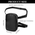 PALAY Leg Bag for Women featuring Adjustable Quick Release Buckle and PU Leather | Compact Multi Pocket Design