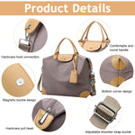 PALAY Women Duffel Bag for Travel with Multiple Compartments 41x16x33cm Waterproof Oxford Fabric