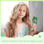 PALAY® Toddler Hair Brush Girls Paddle Hair Brush 3.1 Inches Kids Hair Brush Small Hair Brush Scalp Massager Hair Brush Cartoon Dinosaur Hair Brush