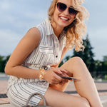 PALAY® Bracelet for Women and Girls Seashell Exotic Boho Adjustable Chain