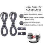 PALAY No Tie Shoelaces for Sneakers and Hiking Boots with Elastic Lock | Gray Silicone