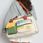 PALAY Duffle Bag for Travel and Gym with 42×27×19 cm Capacity featuring Foldable Strap Design | Water‑Resistant Nylon for Women