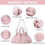 PALAY Crossbody Bag for Women featuring Extra Open Pocket in Pink Waterproof Nylon | Ideal for Travel and Outdoor