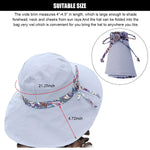 PALAY Womens Sun Hat for Outdoor Travel with 10 cm Crown and Reversible Design | Grey Cotton