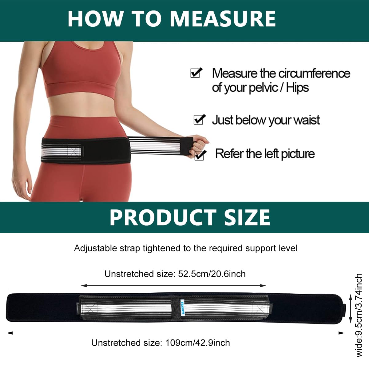 HANNEA® SI Joint Support Belt