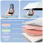 PALAY Umbrella for Sun and Rain Protection with 8 Dual Ribs and Anti Slip Handle | 2PCS