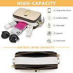 PALAY® Cross Body Bag for Women and Girls Stylish Small Shoulder Sling Bag with Detachable PU Clutch Hand Bag for Girls, Women