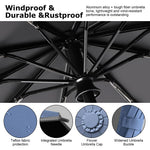 PALAY Umbrella for Men and Women with 50 Inch Canopy featuring Award Winning Carabiner Handle