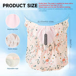 PALAY Face Mask for Women with UPF 50 Plus Sun Protection and Adjustable Ear Loops | Breathable Reusable Floral Cover in Pink