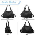 PALAY Gym Tote Bag for Women with Wet Dry Compartment and Waterproof Oxford Cloth