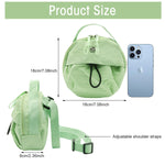 PALAY Sling Bag for Women with Dual Zipper Design and Adjustable Strap 18x6x18cm Nylon | Compact Crossbody for Daily Use