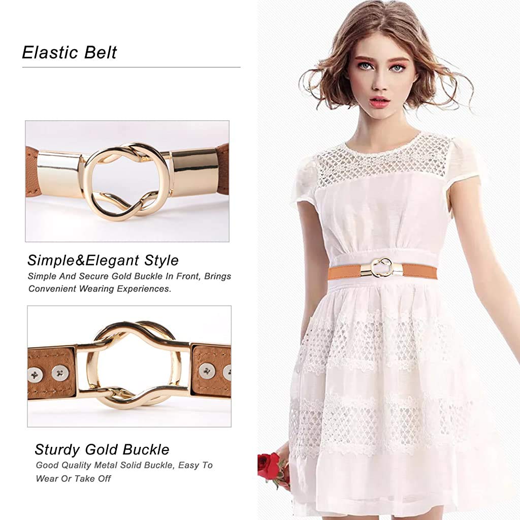 PALAY® Women Elastic Waist Belt Long Belt Waist Cinch Belt for Women Accessories?85cm?