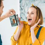 PALAY Coin Bag for Daily Essentials with Double Layer Zippers and Carabiner Clip | 12x10cm Polyester Pouch for Women and Girls