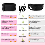 PALAY Slim Running Belt Bag for Workouts and Travel featuring 360° Open Pocket | 2PCS