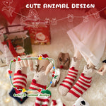 PALAY® 5 Pairs Christmas Women Socks Floor Socks for Girls Women Soft Coral Velvet Socks Winter Warm Socks Classic Christmas Socks Floor Socks Christmas Gift for Women