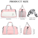 PALAY Travelling Bag for Women with 35L Capacity and Shoe Compartment | Waterproof Oxford Weekender