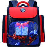 PALAY School Backpack for Boys with 32x19x42cm Capacity and Dual Zipper Design | Waterproof Red Bag for Kids 6–12