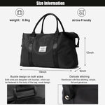 PALAY Gym Bag for Travel and Sports with 65L Capacity featuring Waterproof 300D Oxford | Ideal for Men and Women