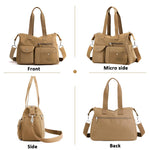 PALAY® Travel Handbags for Women, Casual Shoulder Bag Women Hand Bag Fashion Nylon Hand Bag with Removable Shoulder Strap Women Tote Bag Crossbody Bag Lightweight Tote Bag for Travel, 38x20x31cm