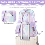 PALAY School Backpack with 13.3 in Laptop Compartment and Trolley Strap | Waterproof Oxford Bag for Girls