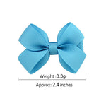 Palay Hair Bows for Baby Girls with 2.4 in Alligator Clips, 20 Pcs Grosgrain Ribbon Set