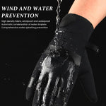 PALAY® Winter Gloves for Men Women, Warm Windproof Coldproof Touchscreen Riding Gloves, Bike Gloves, Adjustable Wrist Closure for Walking Snowboarding Hiking Cycling Outdoor, L