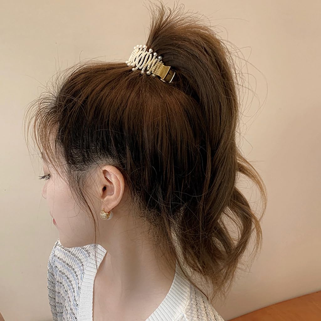 PALAY Ponytail Holder Hair Claw Clips for Women featuring 1.77 in Alloy Design and Rhinestones