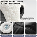 PALAY Thermal Winter Ski Hat for Men with Adjustable Earflap and Cotton Fleece Liner | Windproof Black Cap for Outdoor Sports