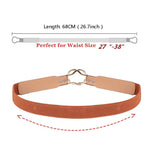 PALAY® Women Elastic Waist Belt Long Belt Waist Cinch Belt for Women Accessories?85cm?