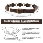 PALAY Waist Belt for Women featuring Vintage Concho Buckle and PU Leather Style | Western Cowgirl Accessory for Dresses and Jeans