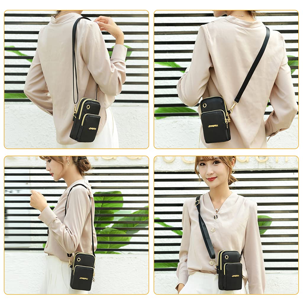 PALAY Small Cross Body Bag for Travel with 3 Layer Storage and Headphone Port | Nylon