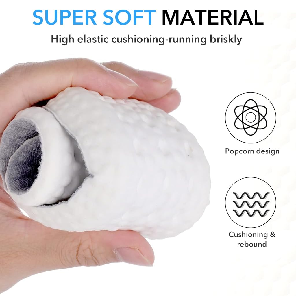 PALAY® 2 Pairs Memory Foam Shoe Insoles, Shock Absorption Inserts Arch Support Cushioning Sports Insoles Soft Comfortable Replacement Insoles for Men Women (Men: UK 8-11, Grey)