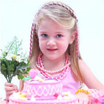 PALAY Spiral Hair Braids Makers 6Pcs 10in with Beaded Charms for Girls Kids Party | Easy Styling Accessories