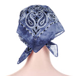 PALAY Beach Hat for Women with Silk Head Wrap and Breathable Square Scarf Cap | Summer Sun Protection