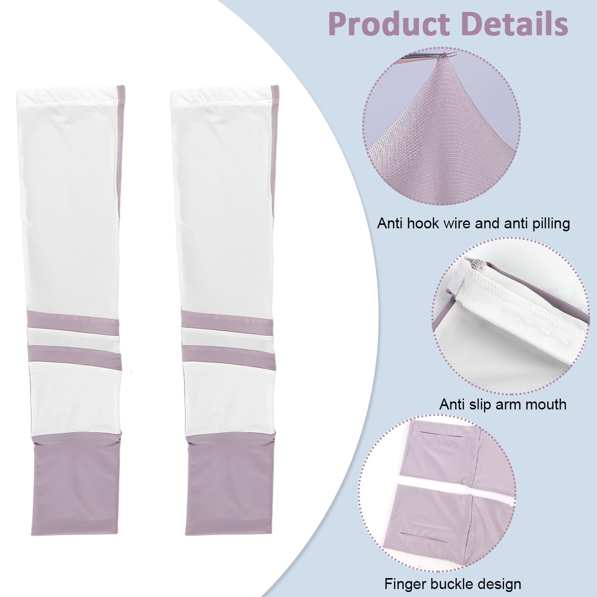 PALAY Arm Sleeves for Women with UPF50+ Sun Protection and Thumb Hole Design | Breathable Quick‑Dry Nylon for Outdoor Sports