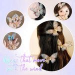 PALAY Hair Clips Set featuring 14 Pcs 3.54 in Pearl Butterfly Design for Girls and Women