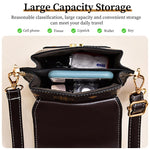 PALAY® Women Small Cross-Body Phone Bag Stylish PU Leather Mobile Cell Phone Pouch Women Purse Wallet Sling Bag with Detachable Strap, Mini Shoulder Bag for Daily Essentials Women (Black)