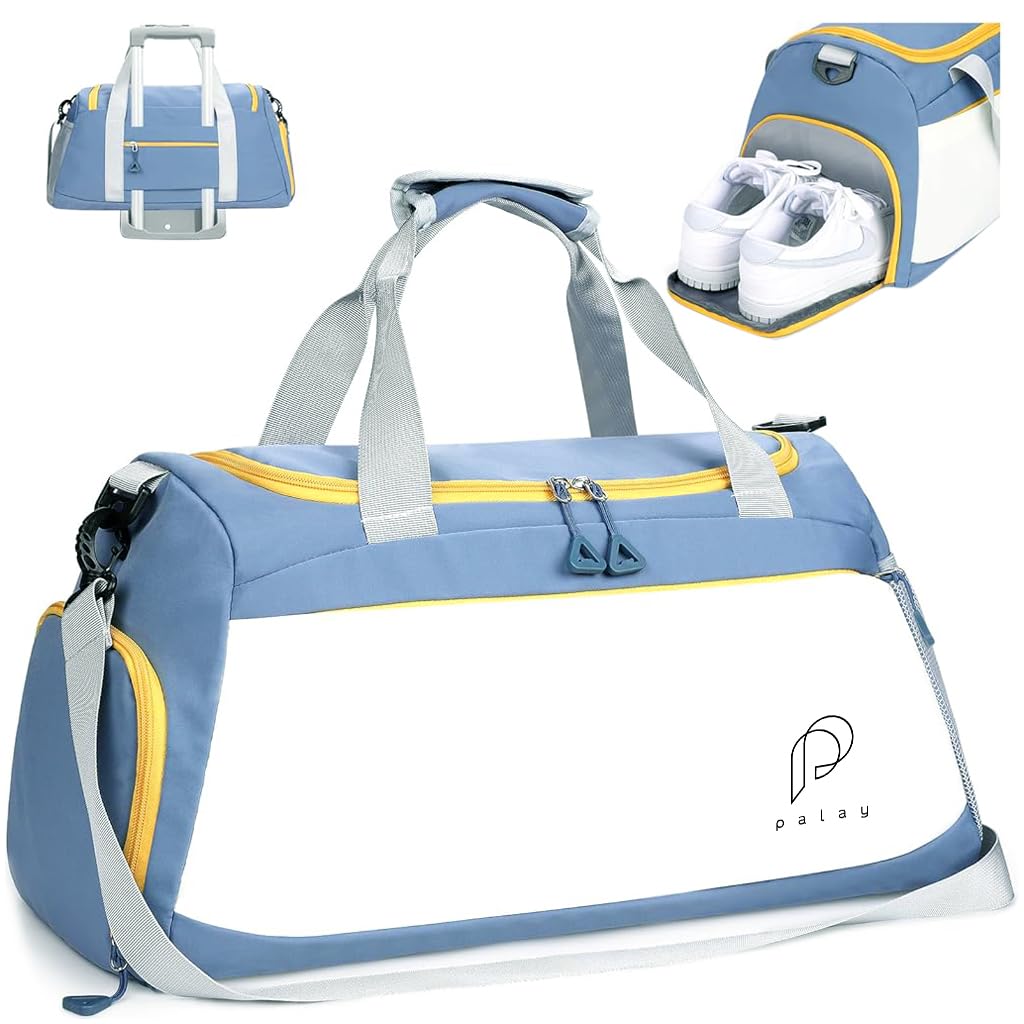 PALAY Travel Bag for Women with 35L Capacity and Separate Shoe Compartment | Waterproof Oxford Gym and Weekender Bag