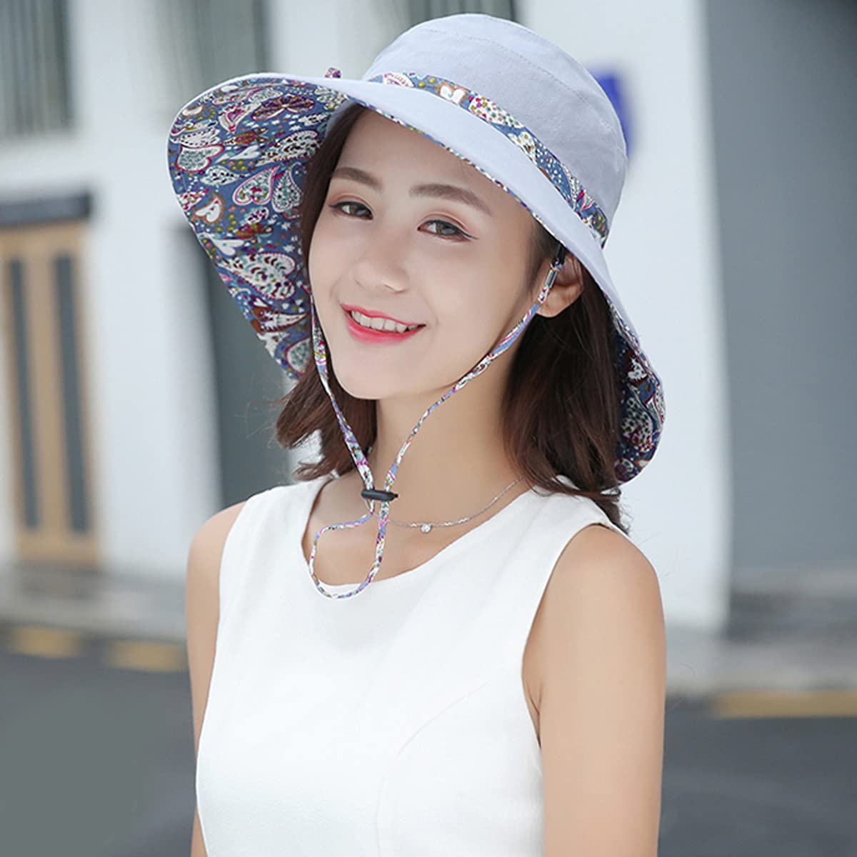 SANNIDHI® Women's synthetic Hat (Pack of 1) (PA01_Grey_Free Size)