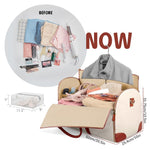 PALAY Travel Duffel Bag for Women with Full Opening Design and Waterproof PU | 20.4 x 10 x 12.5 in