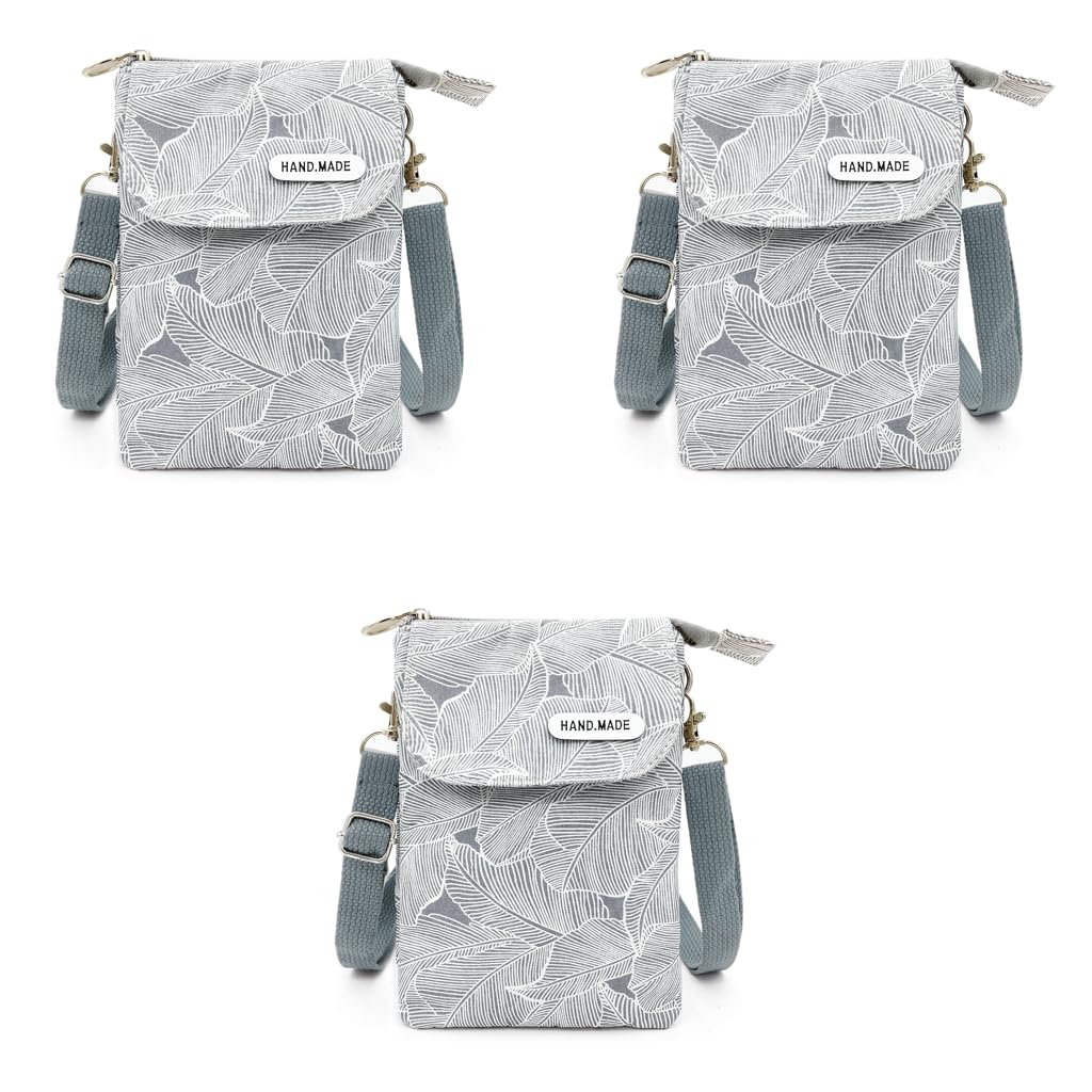 PALAY Women Purse Bag for Casual Outings with Adjustable Strap and 13.5x19.5cm Canvas Design