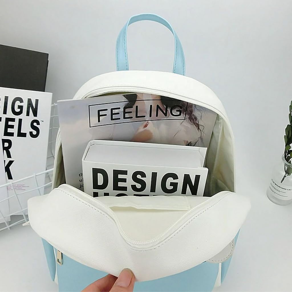 PALAY® Cute Backpack for Girls Kawaii Girls Backpack Small PU Backpack Cute Sanrio Cinnamoroll Crossbody Bag with Handle Birthday Gift Christmas Gift for Girls, 23x24x12cm