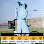 PALAY Womens Sun Protection for Outdoor Activities featuring Dual Zipper & Ice Silk Fabric | UPF50+ Coverage