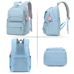PALAY Backpack for Students with 4 Compartments 26 L Capacity and Padded Straps Blue