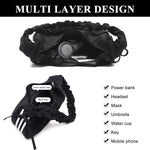 PALAY Crossbody Bags for Daily Use with Dual Zipper Design 35x12x22cm | Soft Nylon