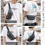 PALAY® Waist Bag for Men Women with Adjustable Strap, Waterproof Chest Bag Large Fanny Pack Bum Bag for Hiking Travel Camping Running Sports Outdoors