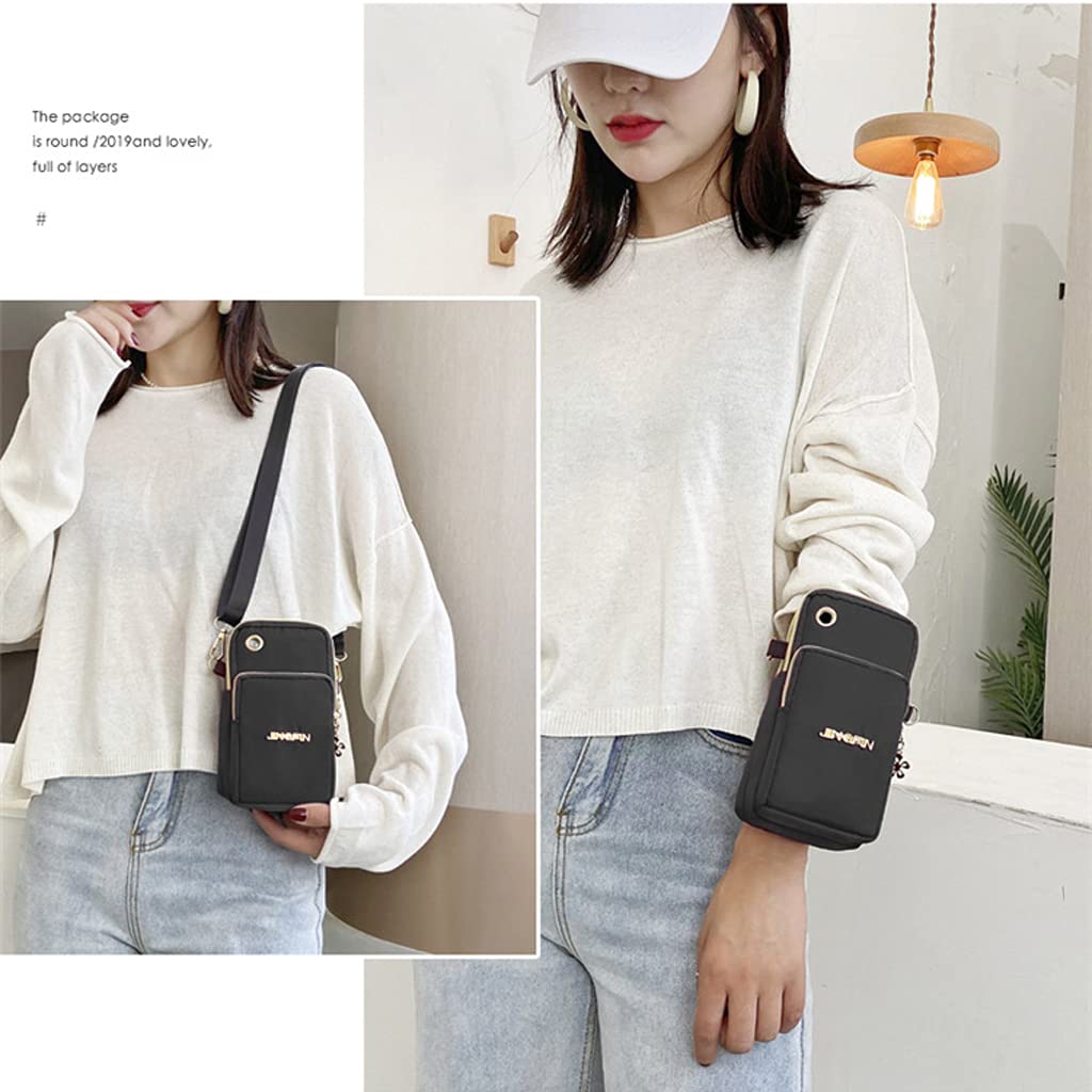 PALAY Small Cross Body Bag for Travel with 3 Layer Storage and Headphone Port | Nylon