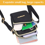 PALAY Small Cross Body Bag for Travel with 3 Layer Storage and Headphone Port | Nylon